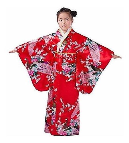 Traje Tradicional Japonés Kimono Bata Para Niños Disfraz De | Envío gratis