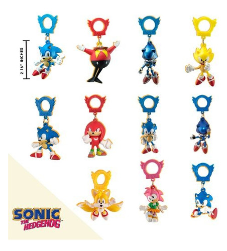Llavero Sonic Originales Coleccionables A La Suerte
