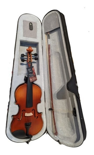 Violin Yirelly Cv101a Satinado Flameado Estuche Arco Resina