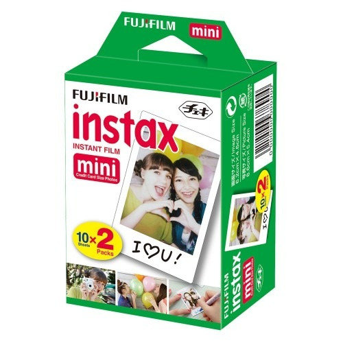 Kit Filmes Instax Fujifilm: Black 10 + Blue 10 + White 20