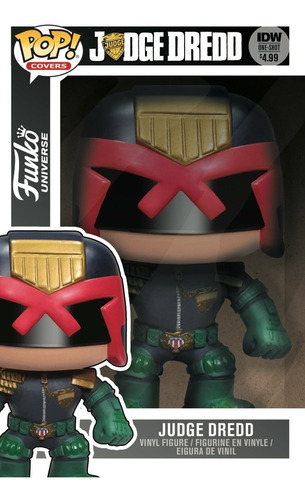 Funko Covers Universe Comic Judge Dredd Paquete Dredo Comics