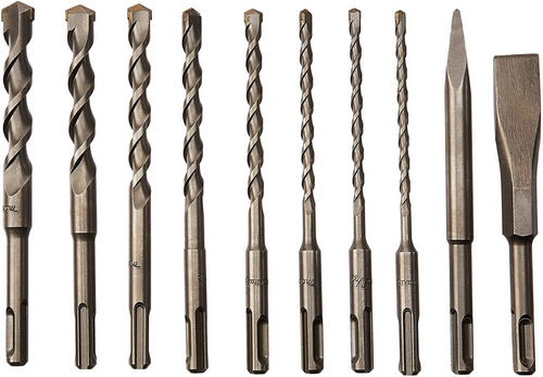 Imagen 1 de 7 de Juego Brocas Y Cinceles Sds Plus (10 Piezas) Makita D45820