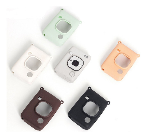 Funda De Silicona Instax Mini Liplay Funda Protectora Cámara