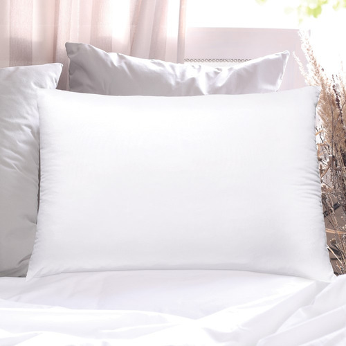 Almohada Suavitec Estándar C/relleno Suave Colchas Concord Color Blanco