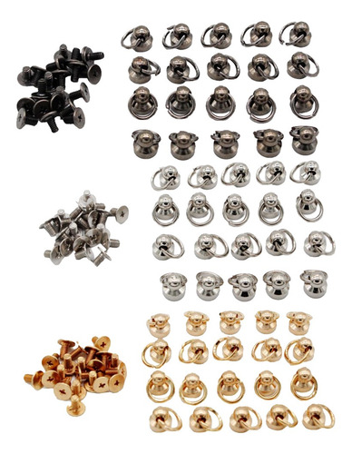 Espárragos De Remache Giratorio Plata