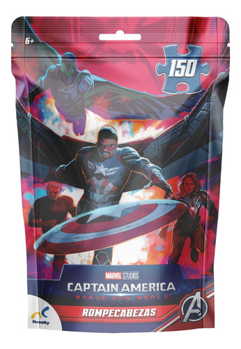 Rompecabezas Capitan America 150 Pz Bolsa