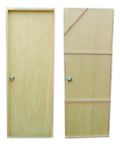Puerta De Interior En Madera Marco De 9,5 Cm Ideal P/ Yeso!