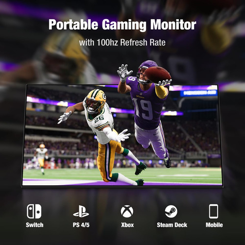 Monitor Portátil Fhd 18.5 Hdr 100 Hz Soporte