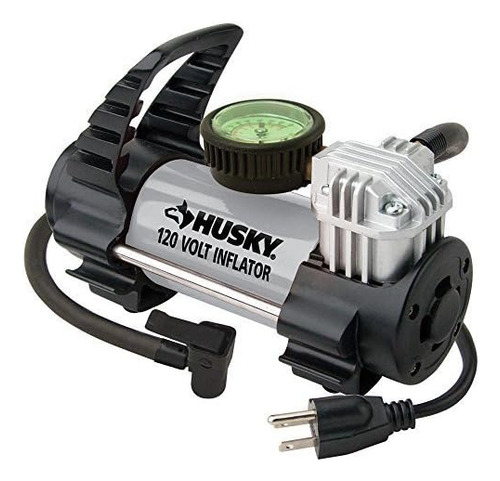 Husky Electric Air Tire Pump 120v Inflador Sport Auto B...