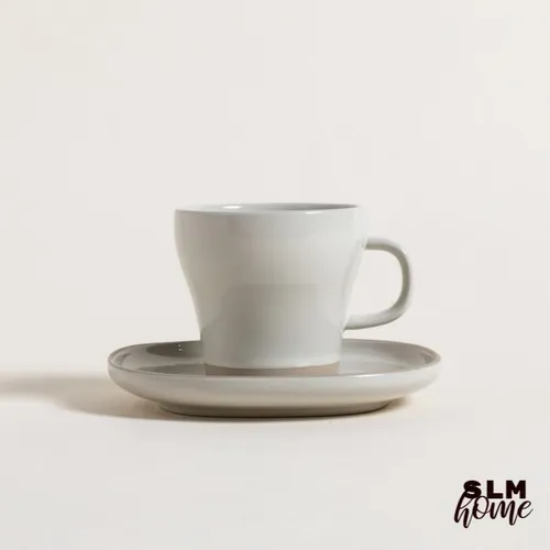 Budapest Grey | Set X 6 Taza Y Plato 210 Ml (cod 511900)
