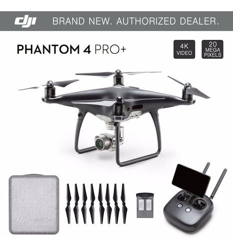Phantom 4 Pro (obsidian) + 1 Bateria Extra - R$ 19860 Vista