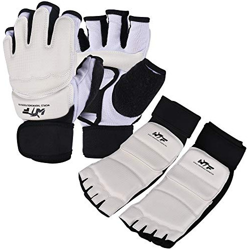 Taekwondo Sparring Gloves Hand Foot Gear Protectors Guards,w