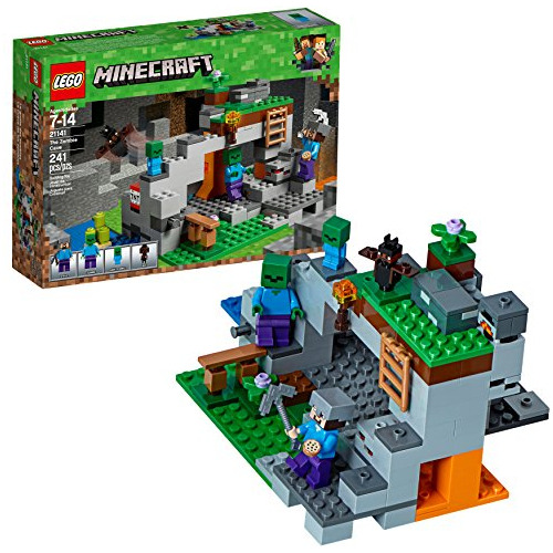Kit De Construcción Lego Minecraft La Cueva De Los Zombis 21