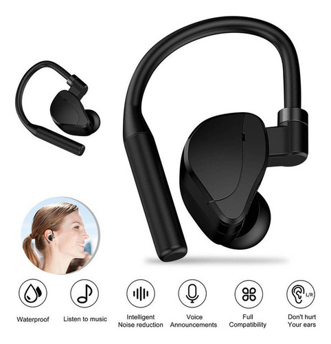 Fone De Ouvido Bluetooth Sem Fio Atrás Da Orelha Bluetooth