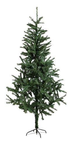 Arbol De Navidad 1.5 M Blanco Verde Arbolito Pino Navideño