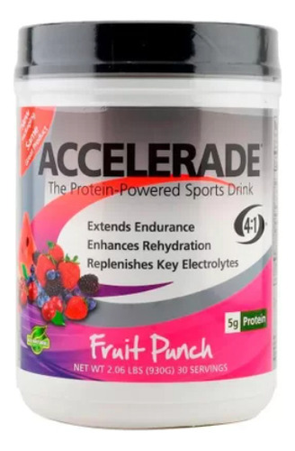 Accelerade sabor Fruit Punch 30 porções Pacific Health