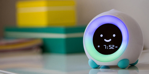 Reloj Despertador Inteligente Con Carga Usb, Luz Led De Audi