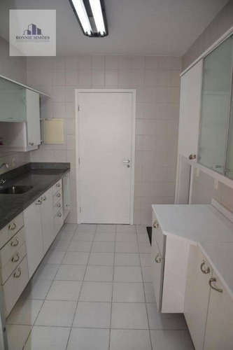 Apartamento Para Alugar Em Moema, Ed. Modular Da Vinci, 3 Dormitórios Sendo 1 Suíte, Varanda Ampla, 4 Banheiros, 2 Vagas Na Garagem, 97 M², São Paulo. - Ap1143