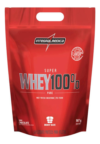 Whey Protein Chocolate Concentrado Wpc Refil 900g Super Whey