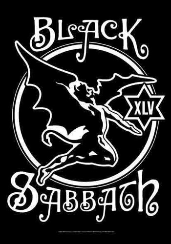 Espaldera Rock Parche Sublimado Black Sabbath Doom Metal