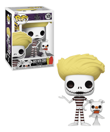 Funko Pop! Jack With Zero #1470 El Extraño Mundo De Jack