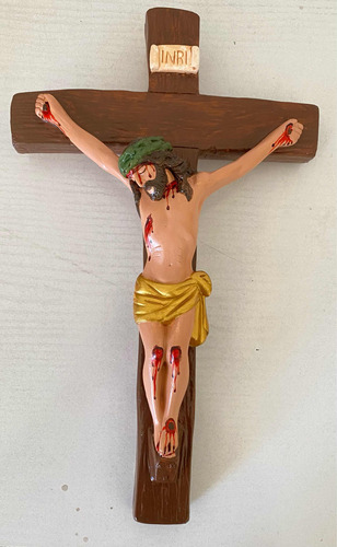 Crucifixo De Parede Gesso