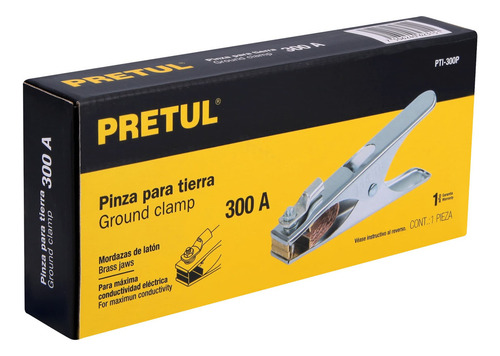 Pinza Para Tierra De 300 A Pretul