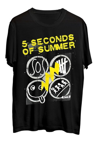 5 Seconds Of Summer . Poster 2 . Pop/rock . Polera . Mucky