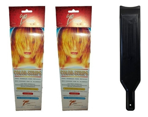 Combo Paleta Para Mechas Xl + Bandas Termicas Xl