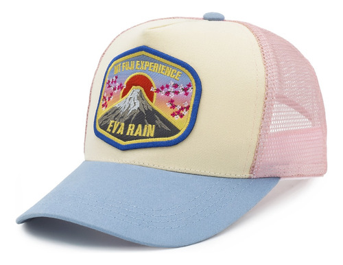 Gorra Trucker Monte Fuji Pastel Gabardina Unisex Eva Rain®