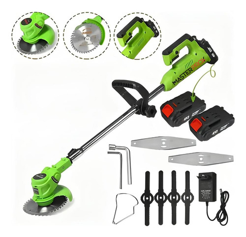 Cortadora De Césped Inalámbrica 21v + 2 Baterías / Prox