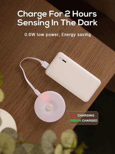 Imagem 4 de 5 de Lâmpadas Noturnas Com Sensor De Movimento Led Recarregável