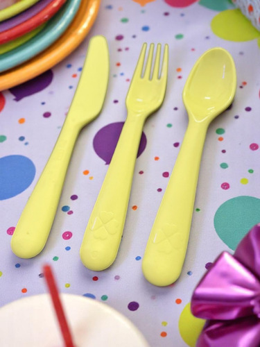 Set De Cubiertos Para Niños Kalas 18 Piezas Colores Colores