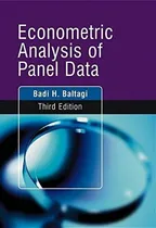 Comprar Econometric Analysis Of Panel Data Third Edition Badi Baltag