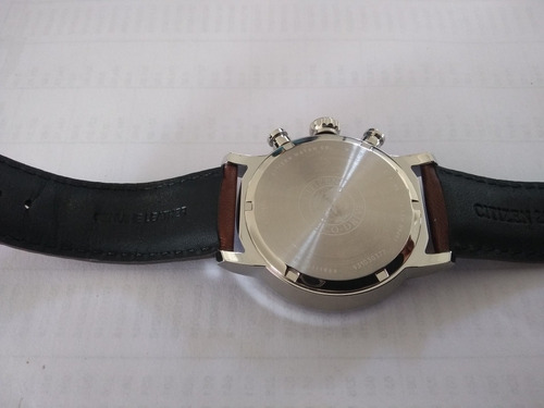 Citizen Eco Drive Cuero Marrón Modelo Ca0649-06x