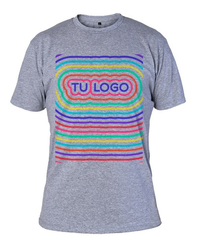 50 Remera Personalizada Full Color Algodon Premium 24/1 Logo