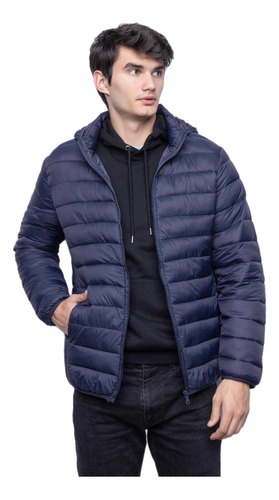 Campera Inflada Hombre Ultra Liviana Invierno Impermeable