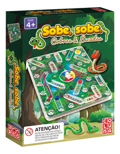 Jogo Da Cobrinha Sobe Sobe Cobras Escada Diversão Em Familia