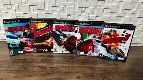 Coleção Burnout Para Ps2 ( 5 Jogos )
