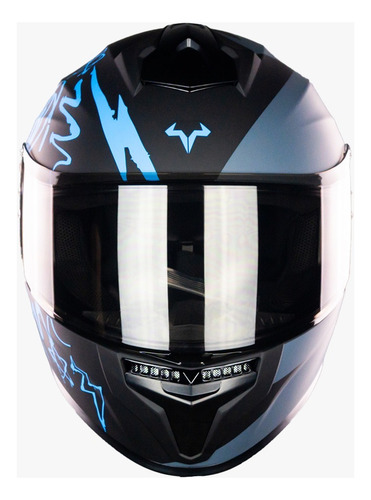 Casco Edicion Especial Xbull Vibes Azul Deportivo Certificad