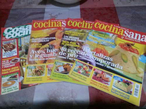 Revistas De Cocina Sana 4 Ejemplares Us $ 5,00