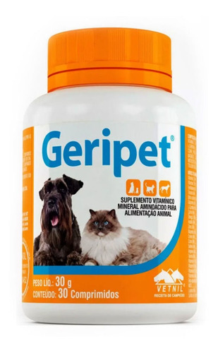 Vetnil Nutraceutico Geripet 30 Comp Vetnil