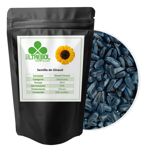 Semilla De Girasol Ornamental Vincent S Choice F1 (500 Sem)
