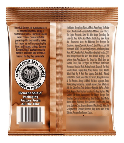 Corda De Violão Aço Ernie Ball Phosphor Bronze (012.056)