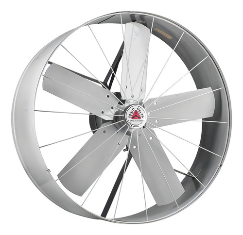 Exaustor Comercial 60cm Cinza 9.000 M3h Potência 1/3 Hp 220v