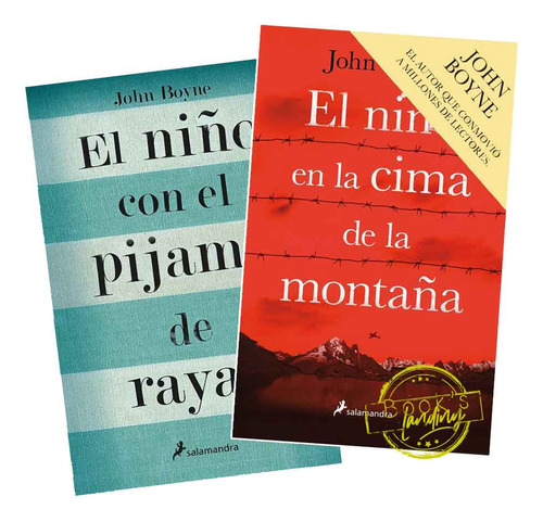 Paquete John Boyne - Montaña + Pijama: Niño Con Pijamas De Rayas Niño En La Cima De La Montaña., De John Boyne., Vol. 1.0. Editorial Salamandra, Tapa Blanda, Edición 1.0 En Español, 2021