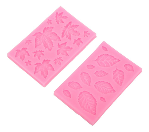 Moldes Para Fondant Con Forma De Hoja De Arce Rosa, Fáciles