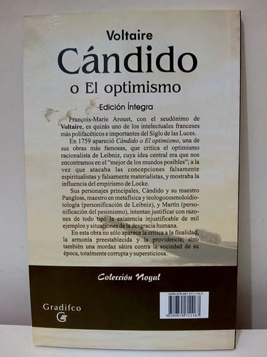 Candido O El Optimismo - Voltaire - Nogal