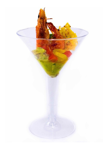 Copa Martini Para Postres O Bebidas Re-utilizables Candy Bar Catering Y Repostería 60 Pzas