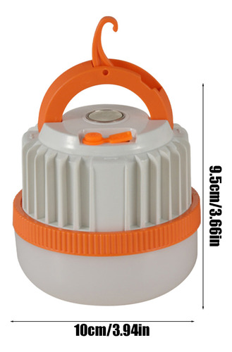 Bombilla Retráctil Recargable L Emergen 6001 De Alto Brillo